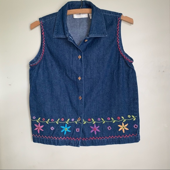 lemon grass Tops - LEMON GRASS Jean top size SP